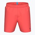 Pánské plavecké šortky arena Fundamentals Boxer R dark purple/calypso coral