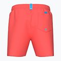 Pánské plavecké šortky arena Fundamentals Boxer R dark purple/calypso coral 2
