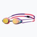 Plavecké brýle Arena Tracks Mirror copper/plum/bright coral