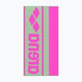 Ručník Arena Logotype Jacquard light green/shocking pink 2