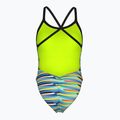 Dámské jednodílné plavky arena Racing Stripe Xcriss Cross black multi/black 2