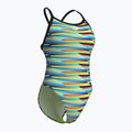 Dámské jednodílné plavky arena Racing Stripe Xcriss Cross black multi/black 3