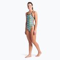 Dámské jednodílné plavky arena Racing Stripe Xcriss Cross black multi/black 6