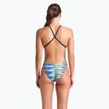 Dámské jednodílné plavky arena Racing Stripe Xcriss Cross black multi/black 7