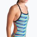 Dámské jednodílné plavky arena Racing Stripe Xcriss Cross black multi/black 8