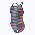 Dámské jednodílné plavky arena Racing Stripe Xcriss Cross navy multi/navy 4