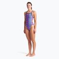 Dámské jednodílné plavky arena Racing Stripe Xcriss Cross navy multi/navy 6
