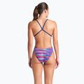 Dámské jednodílné plavky arena Racing Stripe Xcriss Cross navy multi/navy 7