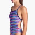 Dámské jednodílné plavky arena Racing Stripe Xcriss Cross navy multi/navy 8