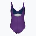 Dámské jednodílné plavky arena Abyss U Back multi plum/plum 2