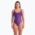 Dámské jednodílné plavky arena Abyss U Back multi plum/plum 5