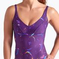 Dámské jednodílné plavky arena Abyss U Back multi plum/plum 8