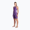 Dámské jednodílné plavky arena Powerskin ST Next LE Open Back leopard skin violet 2