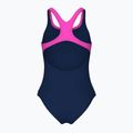 Dámské jednodílné plavky Arena Logo Swim Pro navy/shocking pink 2