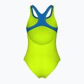 Dámské jednodílné plavky Arena Logo Swim Pro artic lime/blue china 2