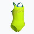 Dámské jednodílné plavky Arena Logo Swim Pro artic lime/blue china 3