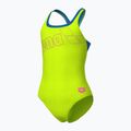 Dámské jednodílné plavky Arena Logo Swim Pro artic lime/blue china 4
