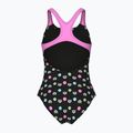 Dětské jednodílné plavky Arena Multiple Dot Swim Pro Back multi black/orchid 2