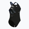 Dámské jednodílné plavky Arena Graphic V Back black/navy 3