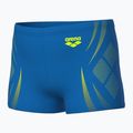 Dětské plavky Arena Poseidonia Swim Short blue river/artic lime 3