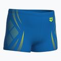 Dětské plavky Arena Poseidonia Swim Short blue river/artic lime 4