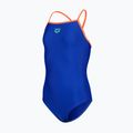Dětské jednodílné plavky arena Light Drop Solid neon blue/team orange/team orange 3