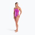 Dámské jednodílné plavky Arena Team Swimsuit Challenge Solid very fuchsia/team green 6