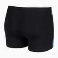 Pánské plavecké boxerky arena Graphic Swim Short black/turquoise 4