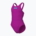 Dětské jednodílné plavky Arena Team Swim Tech Solid very fuchsia/water 3