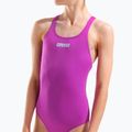 Dětské jednodílné plavky Arena Team Swim Tech Solid very fuchsia/water 8