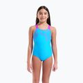 Dětské jednodílné plavky arena Kikko Swim Pro Back turquoise/very fuchsia 5