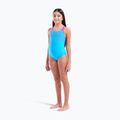 Dětské jednodílné plavky arena Kikko Swim Pro Back turquoise/very fuchsia 6