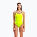 Dámské jednodílné plavky Arena Lace Back Solid artic lime/blue cosmo 5
