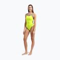 Dámské jednodílné plavky Arena Lace Back Solid artic lime/blue cosmo 6