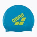 Plavecká čepice arena Big Logo blue cosmo/artic lime