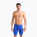 Pánské plavecké jammery arena Earth Swim Jammer neon blue/neon blue multi 5