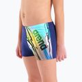 Chlapecké plavecké boxerky arena Loud Swim Short navy/multi 4