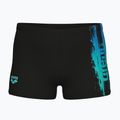 Chlapecké plavecké boxerky arena Loud Swim Short black/black multi
