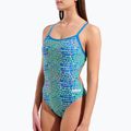 Dámské jednodílné plavky arena Snake Skin Challenge blue cosmo multi/blue cosmo 8