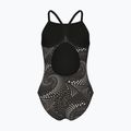 Dětské jednodílné plavky arena Fireflow Lightdrop Back black/team black 2