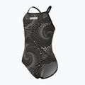 Dětské jednodílné plavky arena Fireflow Lightdrop Back black/team black 3