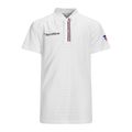 Dětské tenisové tričko Tecnifibre Polo white 22F3VE F3