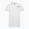 Dětské tenisové tričko Tecnifibre Polo white 22F3VE F3 2