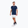 Pánské tenisové tričko Tecnifibre Polo blue 22F3PO F3 3