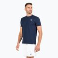 Pánské tenisové tričko Tecnifibre Graphic Tee Stretch navy