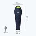 Spací pytel Millet Baikal 1100 Regular saphir 4