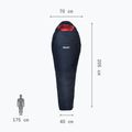 Dámský spací pytel Millet Baikal 750 saphir 4