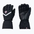 Pánské lyžařské rukavice Rossignol Legend Impr black/white