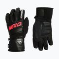 Pánské lyžařské rukavice Rossignol Wc Expert Lth Impr G black 8
