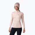 Dámská termoakční mikina Rossignol Classique 1/2 Zip powder pink